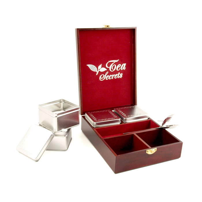 Tea Secrets, 4 Caddies & Infuser - Image 2